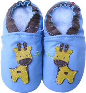 Carozoo Boys Girls Soft Sole Leather Baby Shoes Slippers Toddler Kids Child