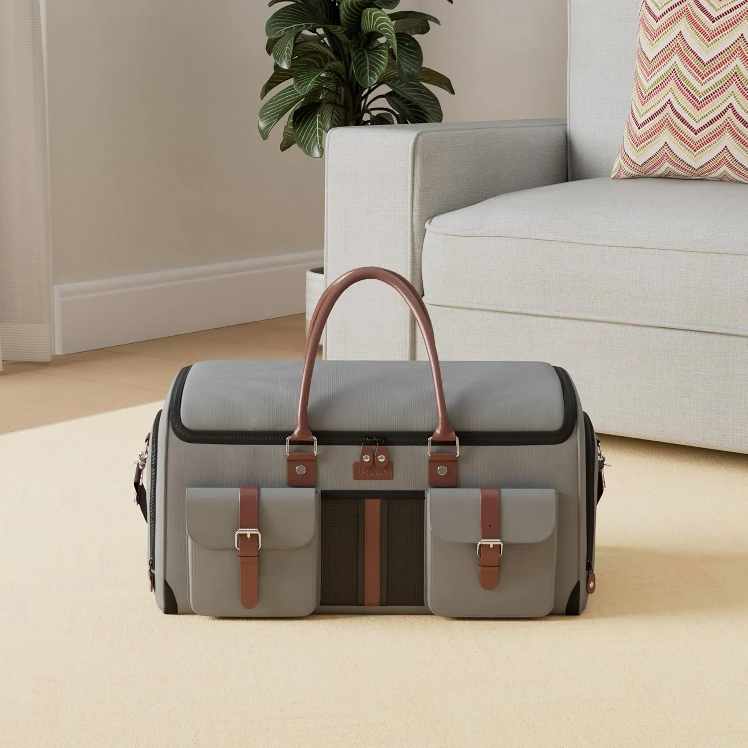 Carry on Garment Bag for Travel, Convertible Garment Duffle Bags for Men Women with Shoe Compartment - 2 in 1 Hanging Suitcase Suit Travel Bags