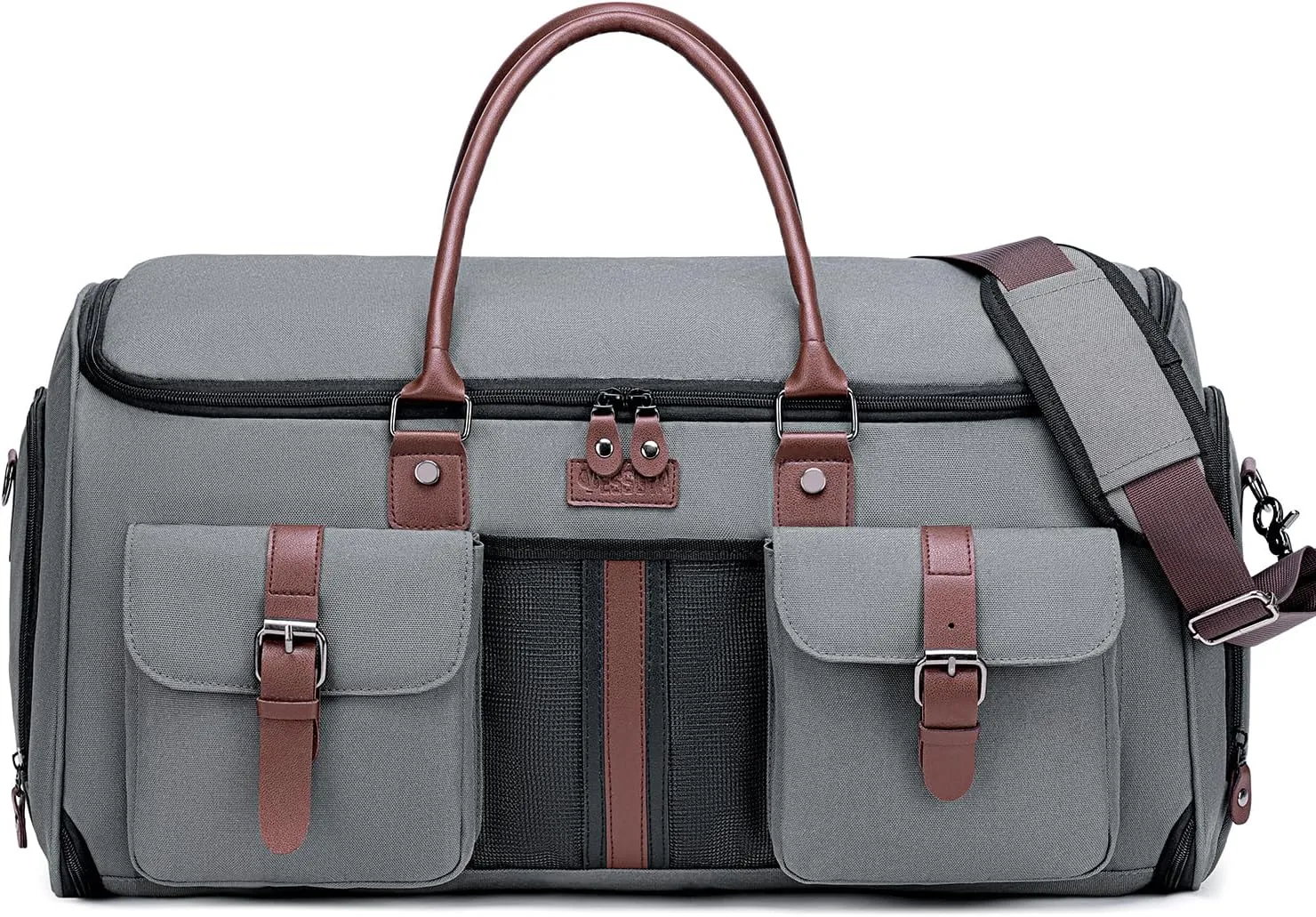 Carry on Garment Bag for Travel, Convertible Garment Duffle Bags for Men Women with Shoe Compartment - 2 in 1 Hanging Suitcase Suit Travel Bags