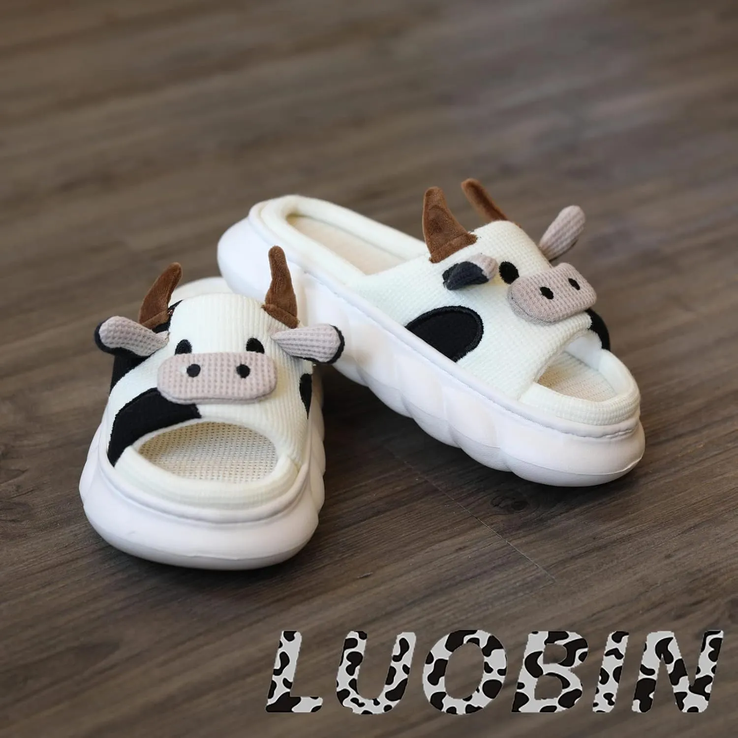 Cartoon cow slippers Indoor Outdoor Slippers