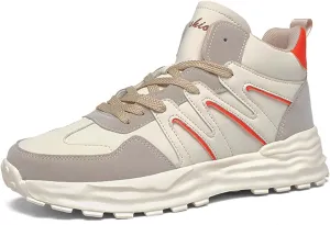 Casual Shoes, Sports Basketball Shoes Men's and Women's High Top Basketball Shoes, Streetball Master Breathable and Non Slip Outdoor Sports Shoes, Shock-Absorbing Fitness Shoes
