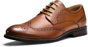 CGRRBW Mens Dress Shoes Casual Oxford Shoes Dress Sneakers Business Wingtip Brogue Office Shoes