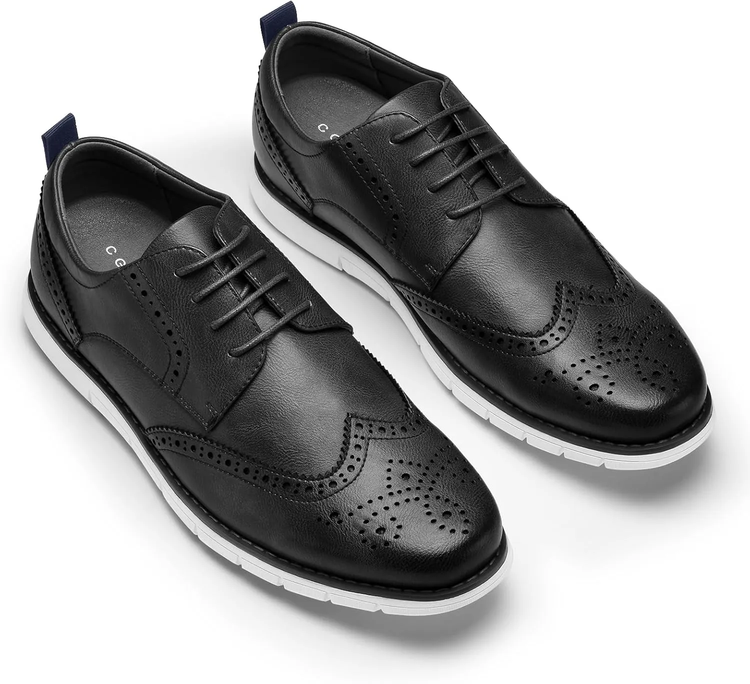 CGRRBW Mens Dress Shoes Casual Oxford Shoes Dress Sneakers Business Wingtip Brogue Office Shoes