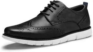 CGRRBW Mens Dress Shoes Casual Oxford Shoes Dress Sneakers Business Wingtip Brogue Office Shoes