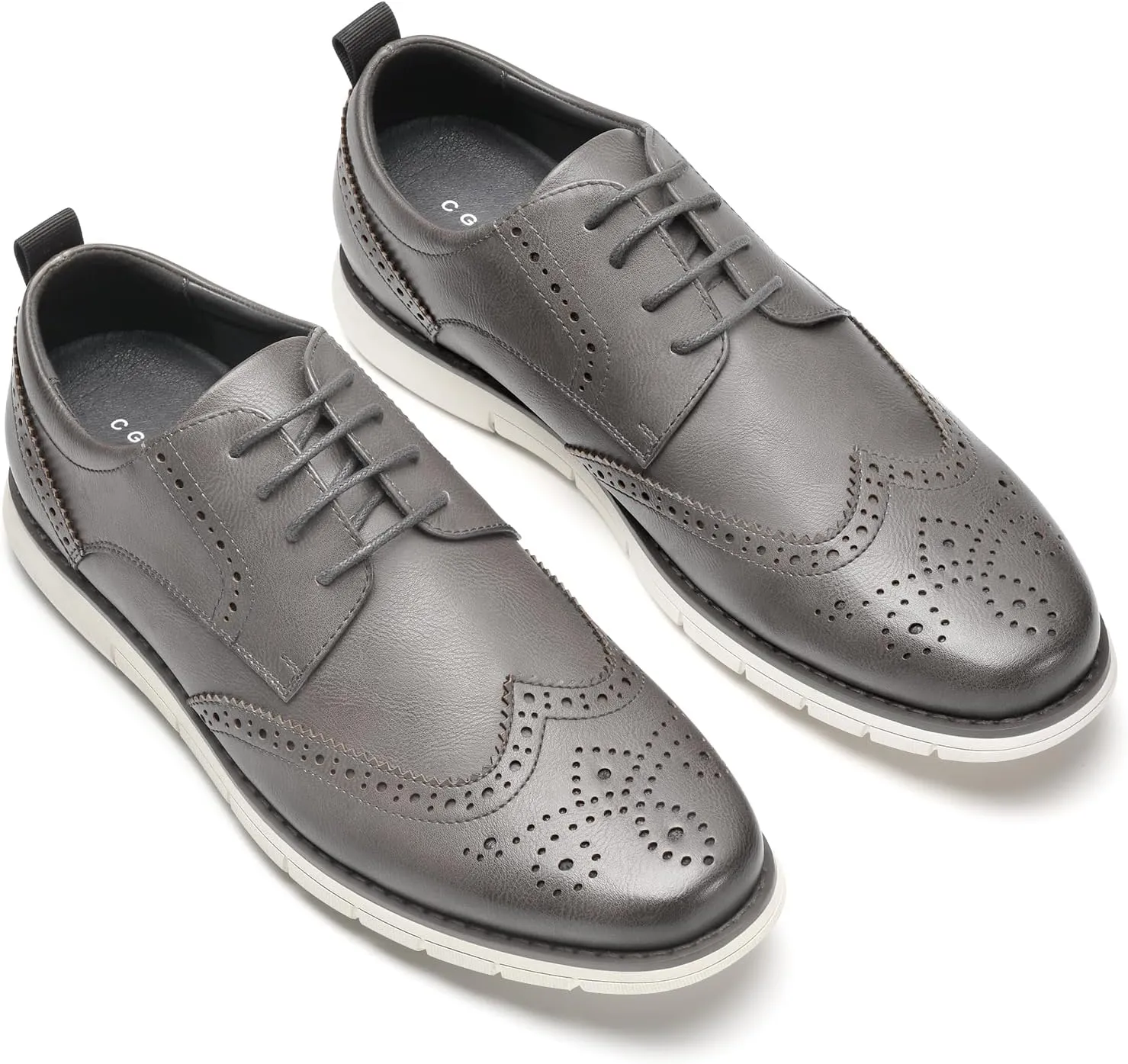 CGRRBW Mens Dress Shoes Casual Oxford Shoes Dress Sneakers Business Wingtip Brogue Office Shoes