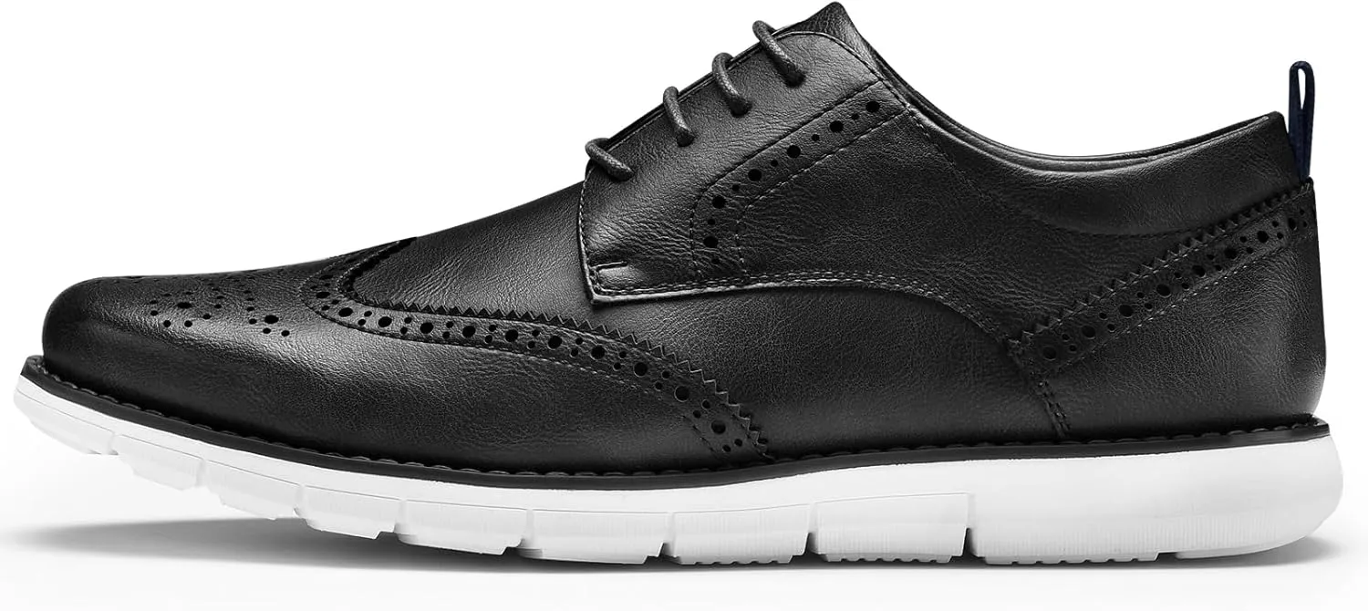 CGRRBW Mens Dress Shoes Casual Oxford Shoes Dress Sneakers Business Wingtip Brogue Office Shoes