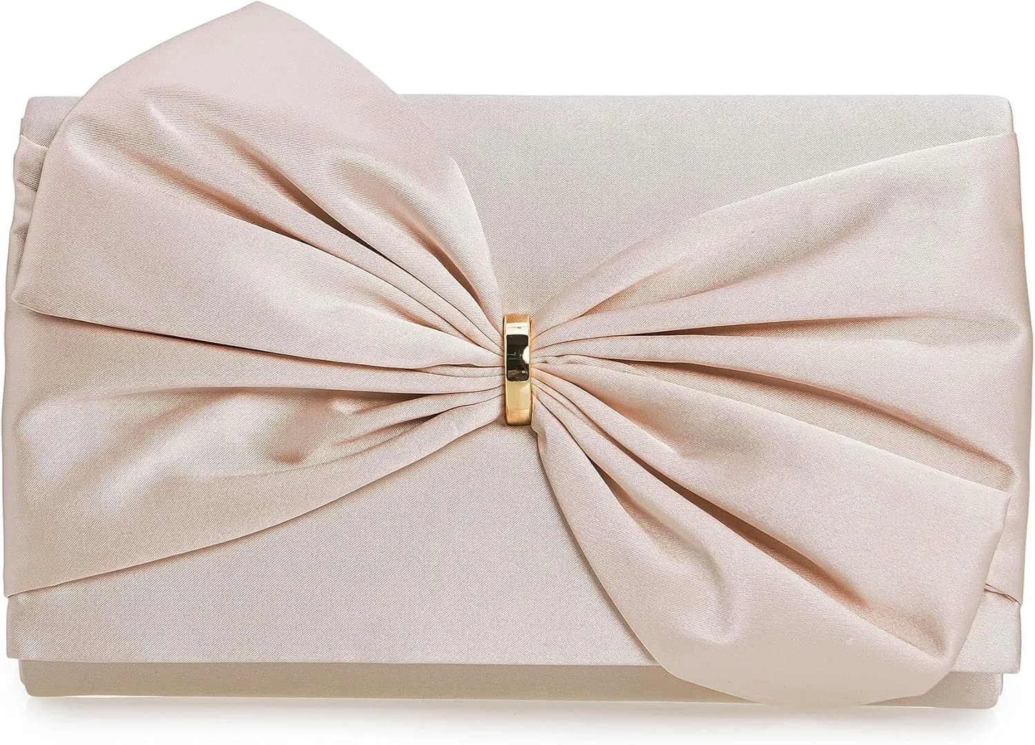 CHARMING TAILOR Satin Bow Formal Bag Women Evening Purse Elegant Clutch Handbag Wedding/Prom/Party