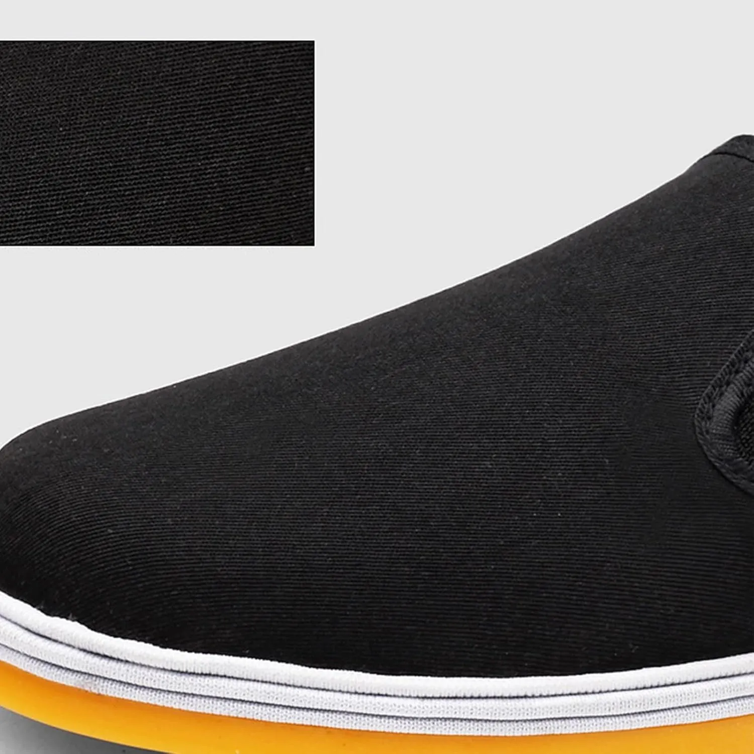 Chaussures De Tai Chi Chinoises, Chaussures D'arts Martiaux Kung Fu En Toile Traditionnelles Chinoises De Pékin Pour Hommes, À Enfiler Tendance, Semelle En Caoutchouc Antidérapante