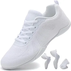 Cheer Shoes Girls Dance Athletic Shoes Women Gymnastic Training and Competition Sports Comfortable mesh Cheerleading Shoes for Kid Youth Adult