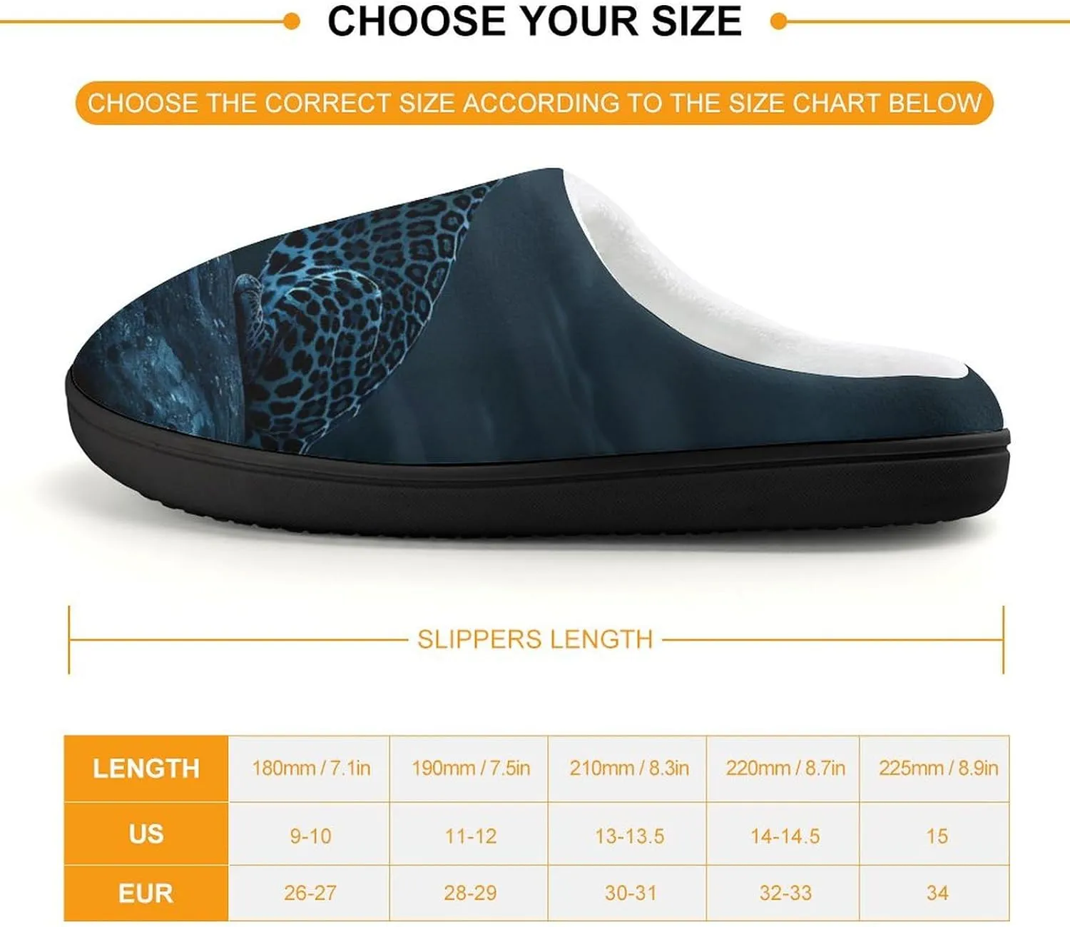 Cheetah Print Soft Slippers for Girls Boys Non-slip Warm House Slippers Cute Home Shoes