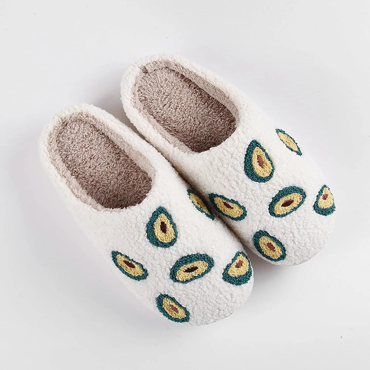 Cherry Slippers for Women Men Fruit Shoes Cute Memory Foam Soft Winter Warm Indoor Outdoor Slippers