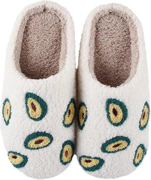 Cherry Slippers for Women Men Fruit Shoes Cute Memory Foam Soft Winter Warm Indoor Outdoor Slippers