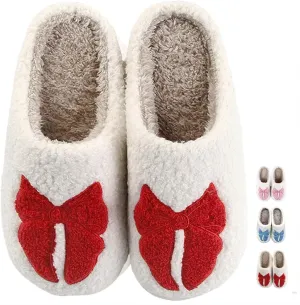 Cherry Slippers for Women Men Fruit Shoes Cute Memory Foam Soft Winter Warm Indoor Outdoor Slippers
