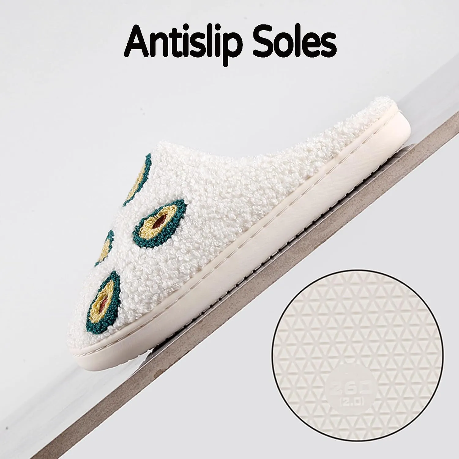 Cherry Slippers for Women Men Fruit Shoes Cute Memory Foam Soft Winter Warm Indoor Outdoor Slippers
