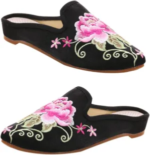Chic Women's Slippers Embroidered Warm Lightweight Casual/formal (size 40)