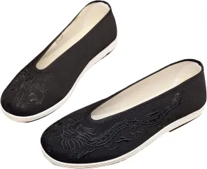 Chinese Slip Ons Shoes Traditional Old Beijing Shoes Kung Fu Tai Chi Cloth Shoes Unisex