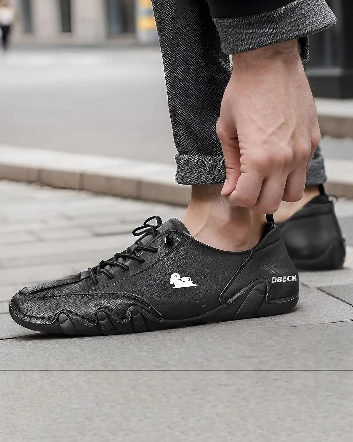 Chromatrail Walker Comfortable Barefoot Walking Shoes for Men Fashion Casual Lightweight Commute Shoes Slip-on Minimalist