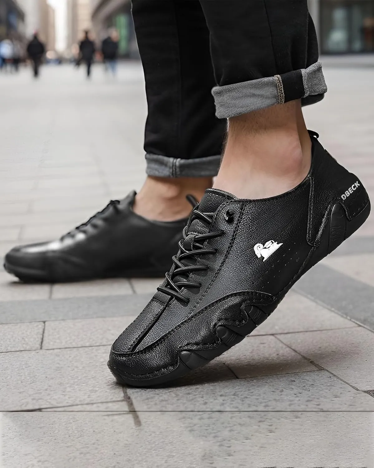 Chromatrail Walker Comfortable Barefoot Walking Shoes for Men Fashion Casual Lightweight Commute Shoes Slip-on Minimalist