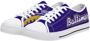 City Custom Low Top Big Logo Canvas Sneakers Shoes Personalized Name Athletic Shoes Fans Gifts for Men Women