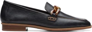 Clarks Womens Sarafyna Iris Leather Shoes