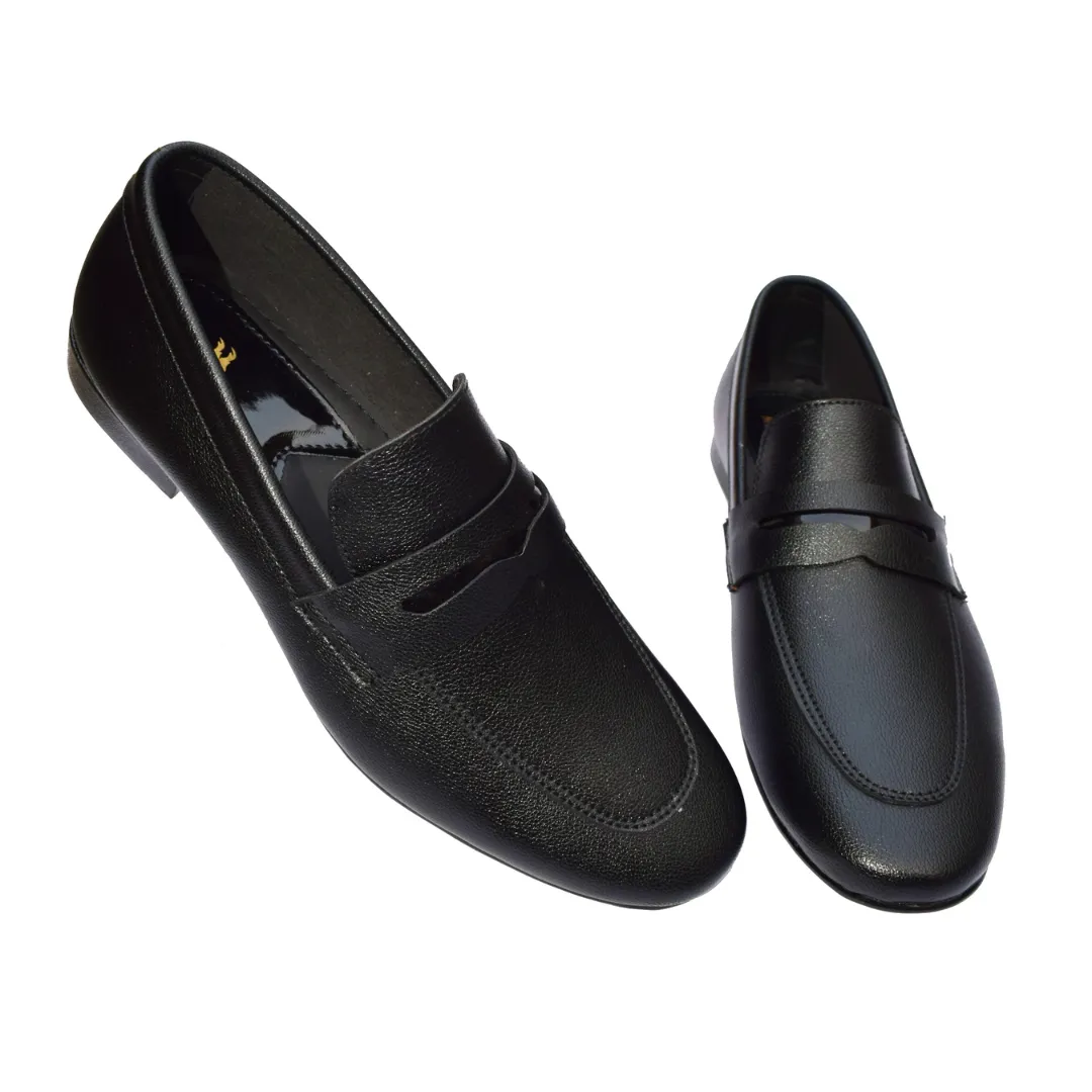 Classic Black Formal Shoes with Refined Detailing MR361