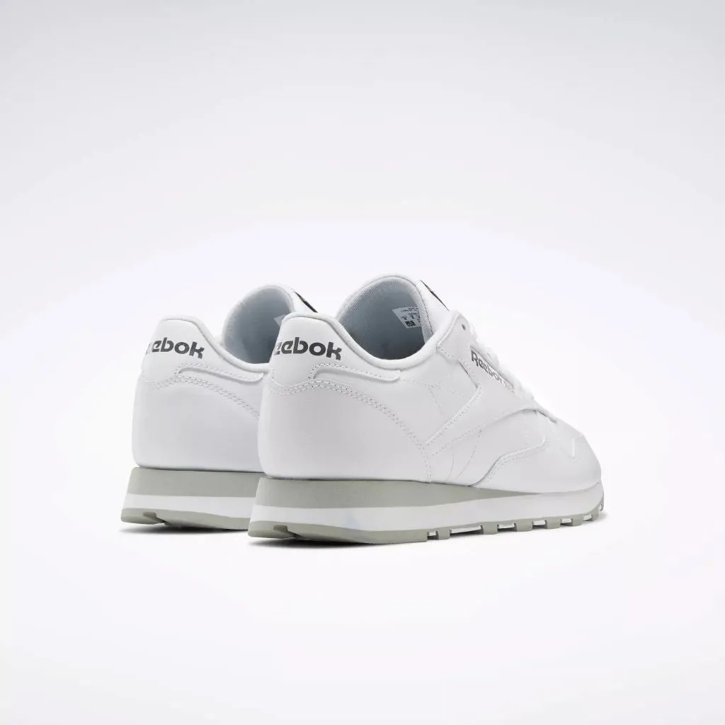 Classic Leather Unisex Sneaker in White / Pure Grey