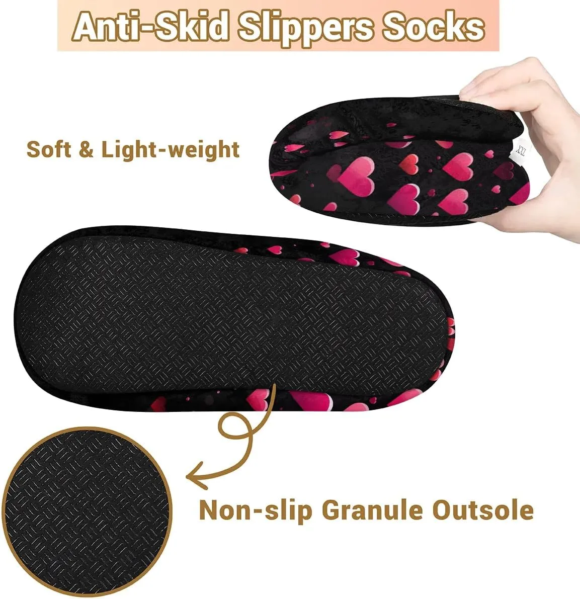 Closed Back Slippers for Women Men Cozy Warm House Slippers Indoor Outdoor House Shoes