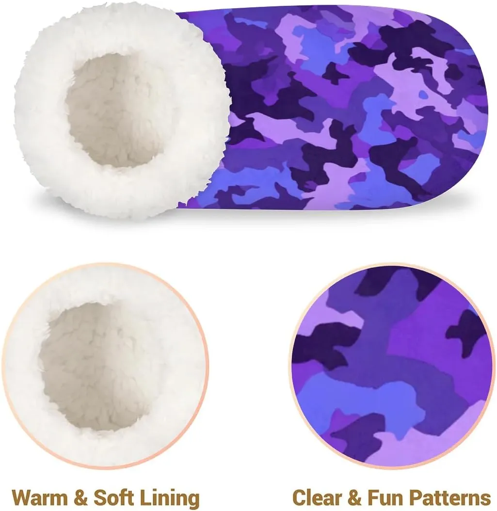 Closed Back Slippers for Women Men Cozy Warm House Slippers Indoor Outdoor House Shoes