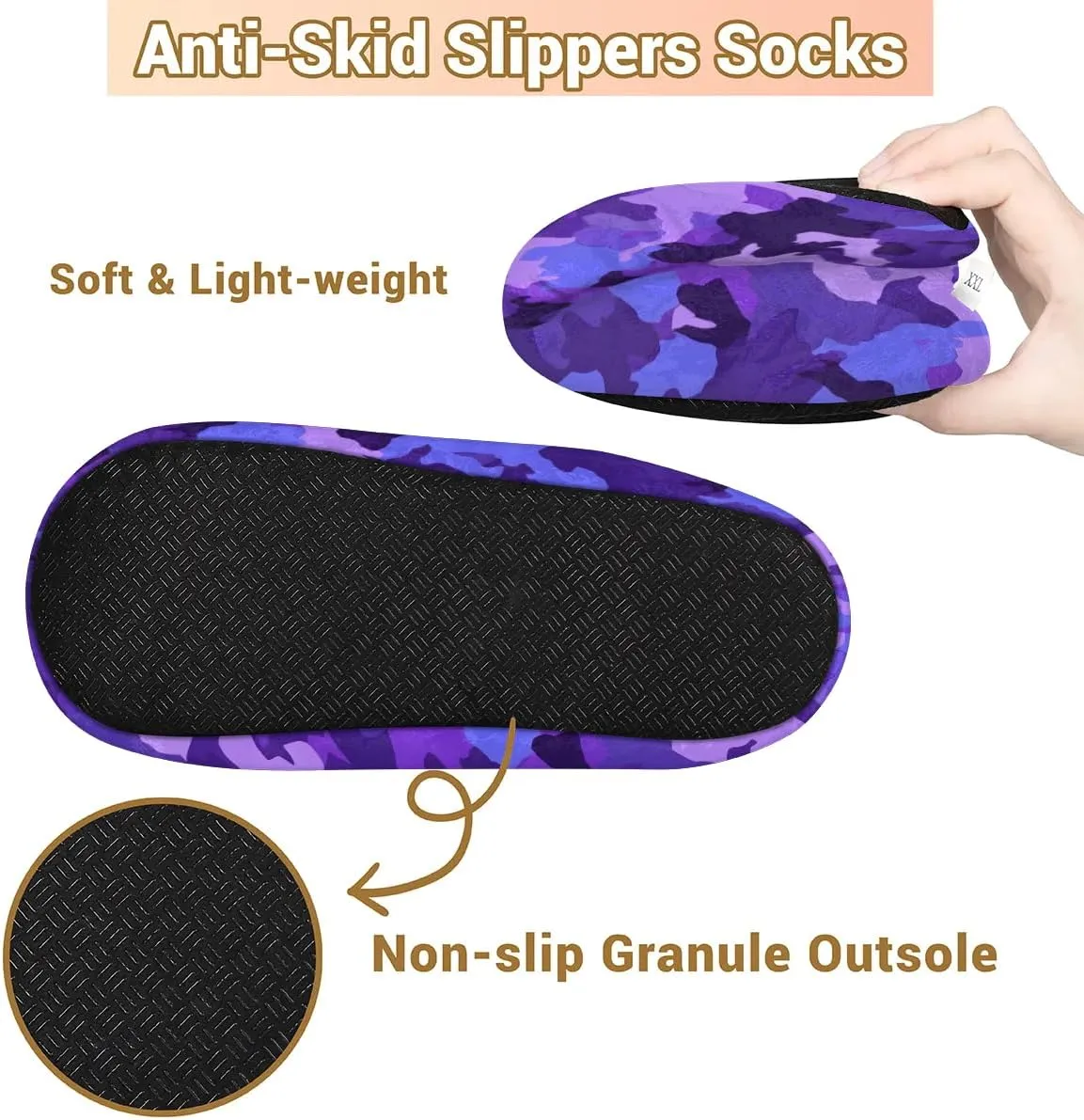 Closed Back Slippers for Women Men Cozy Warm House Slippers Indoor Outdoor House Shoes