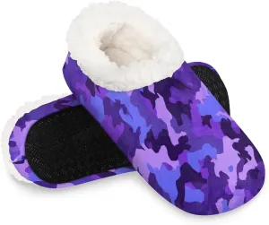 Closed Back Slippers for Women Men Cozy Warm House Slippers Indoor Outdoor House Shoes