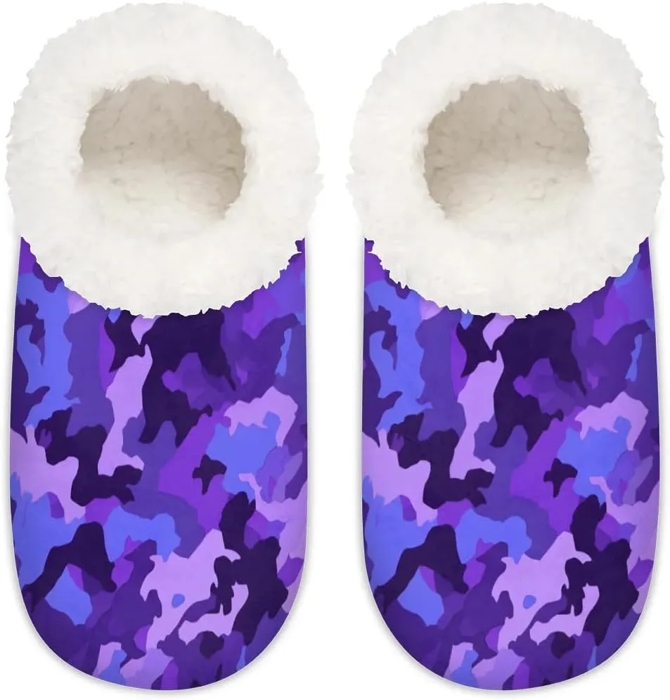 Closed Back Slippers for Women Men Cozy Warm House Slippers Indoor Outdoor House Shoes