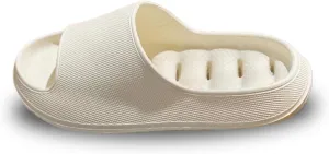 Cloud Slides for Women Men Breathable Pillow Slippers Non-Slip Shower Bath Platform Foam Sandals for Indoor Outdoor House