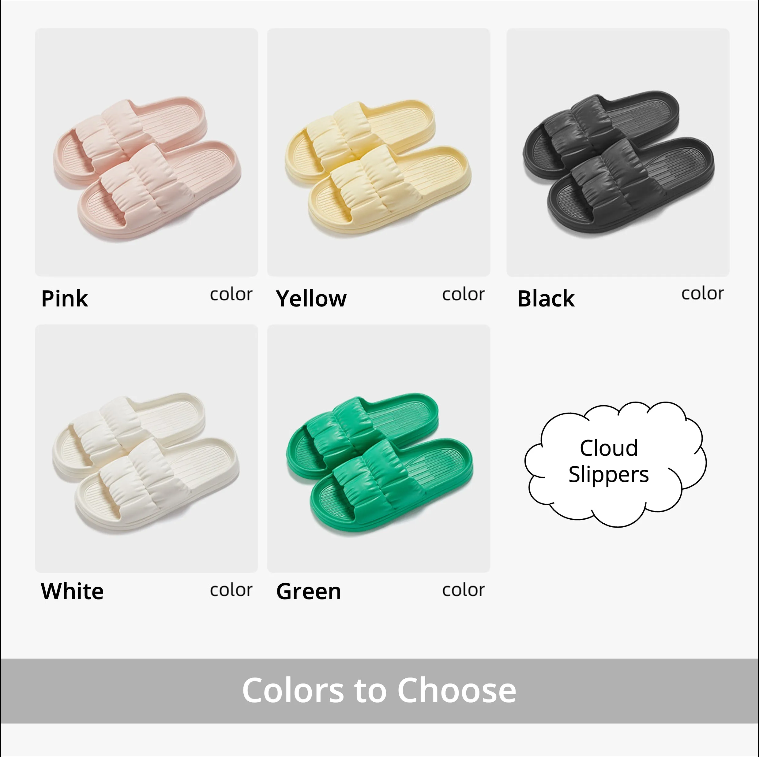 Cloud Soft Platform Slippers