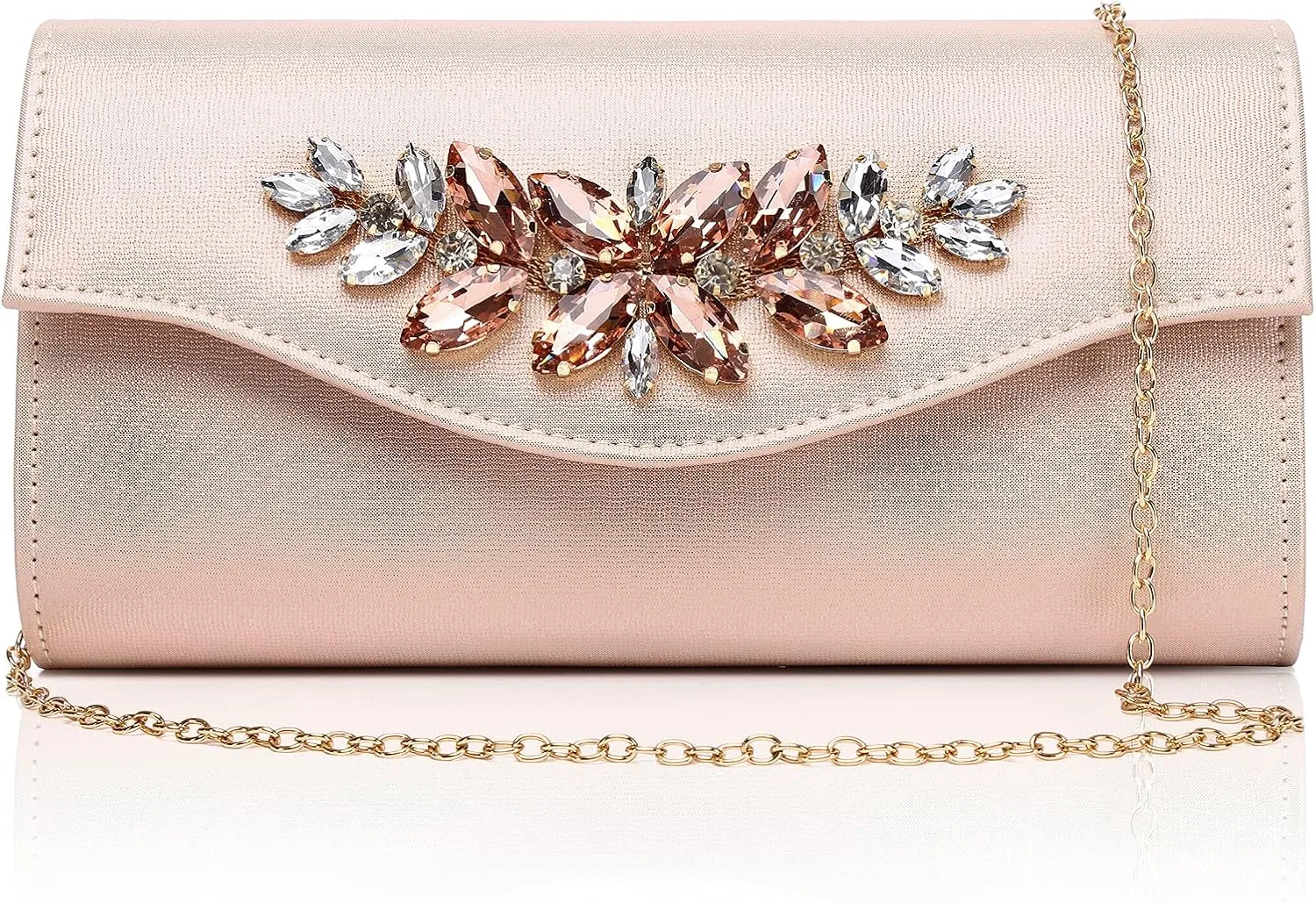 Clutch Purses for Women Bling Rhinestone Evening Bag Wedding Formal Dress Purses Handbag.