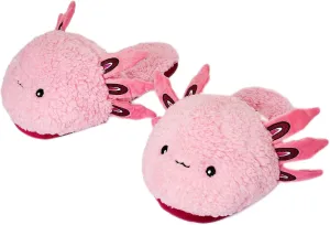 Coddies Axolotl Plush Slippers - Funny and Comfortable Animal House Slippers - Adorable Novelty Gift and Gag Gift Idea for Women, Men & Kids