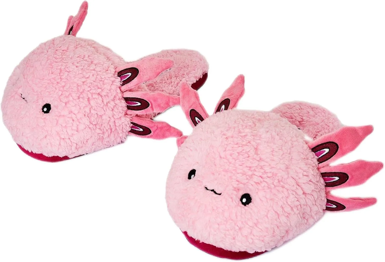 Coddies Axolotl Plush Slippers - Funny and Comfortable Animal House Slippers - Adorable Novelty Gift and Gag Gift Idea for Women, Men & Kids