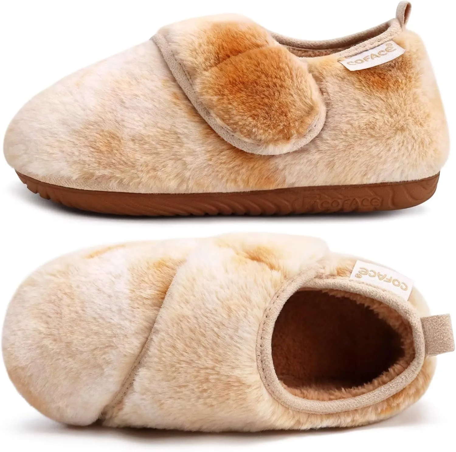 COFACE Women House Slippers Memory Foam Fluffy Slippers Ladies House Shoes Indoor Outdoor