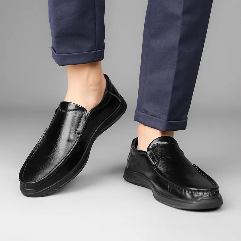 Comfort Business Casual Oxford Shoes Men's Dress Shoes Platform Slip-On Tuxedo Shoes for Men