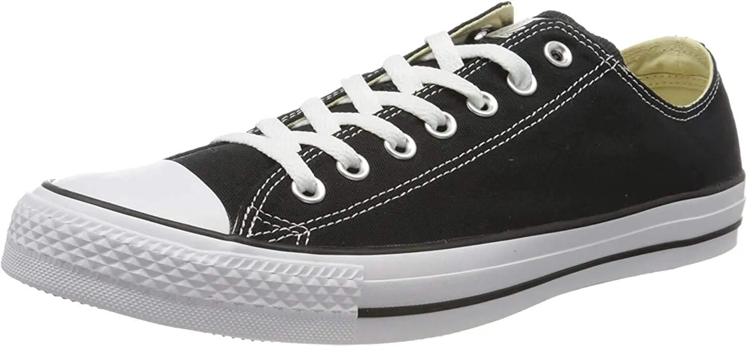 Converse Chuck Taylor All Star Low Top Unisex Canvas Oxford Shoes (5.5 Mens D(M) US/7.5 Womens B(M) US, Black)