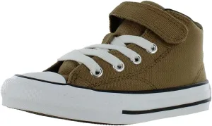 Converse CTAS Malden Street Mid GS Boys Shoes Size 11, Color: Hot Tea/Orange/White