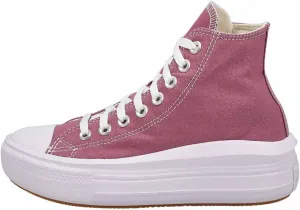 Converse Unisex Move High Canvas Sneaker - Lace up Closure Style - Dreamy Dahlia/White/Black 6.5