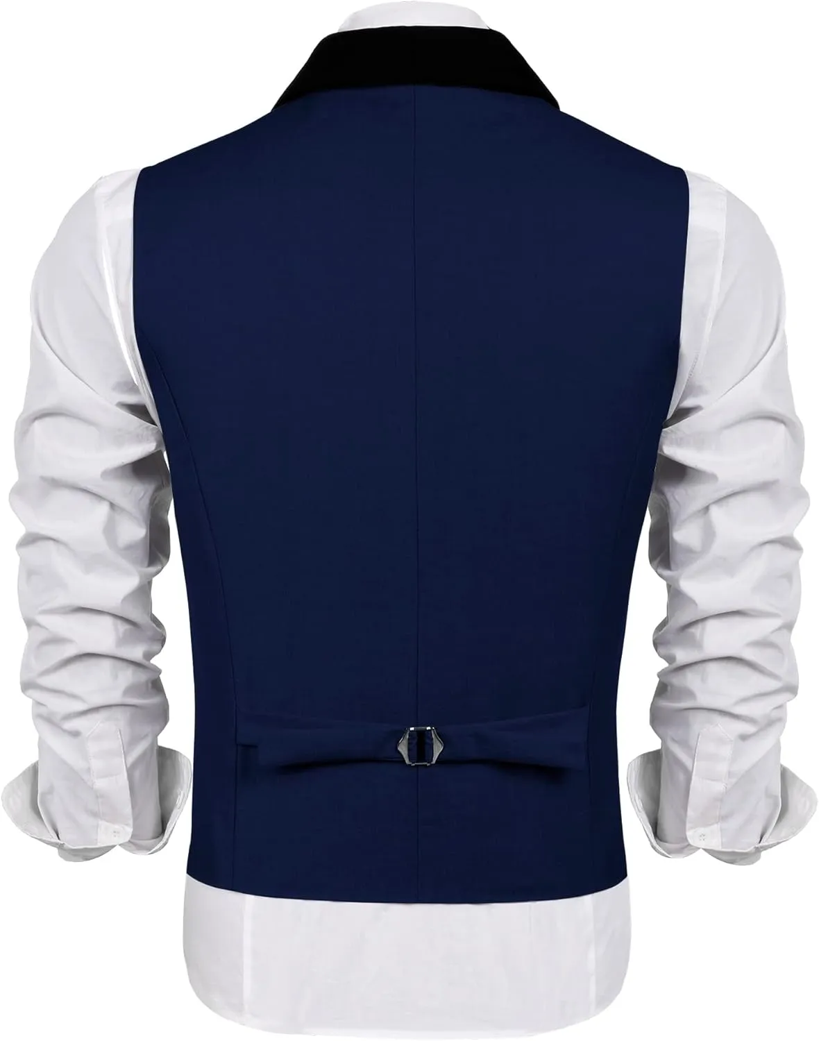 COOFANDY Men's Suit Vest Slim Fit Formal Business Dress Vest Casual Wedding Waistcoat