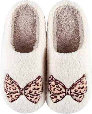 Cowboy Boot Slippers for Women Disco Cowgirl Hat Slippers for Women Memory Foam Shoes