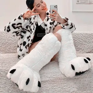 Cozy Bear Claw Slippers