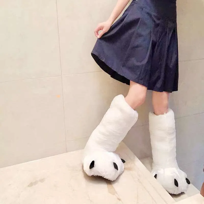 Cozy Bear Claw Slippers