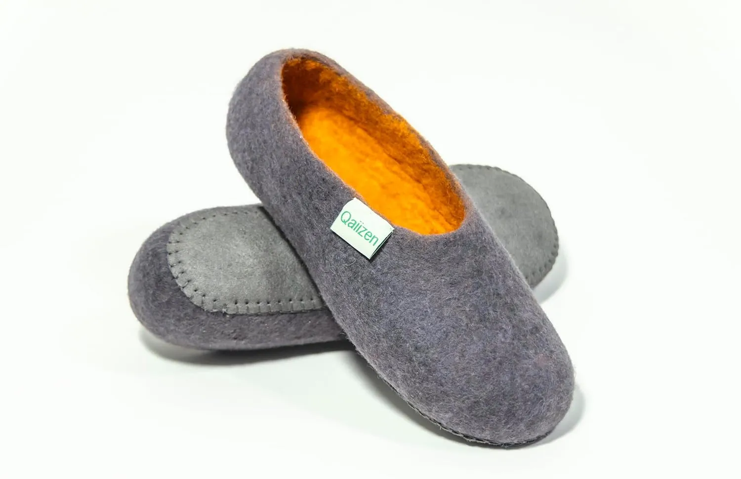 Cozy Felted Merino Wool Handmade Home Slippers. Natural Warm Soft and Comfy For all seasons.
