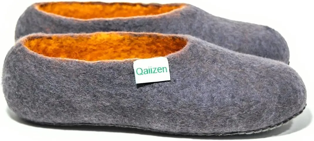 Cozy Felted Merino Wool Handmade Home Slippers. Natural Warm Soft and Comfy For all seasons.
