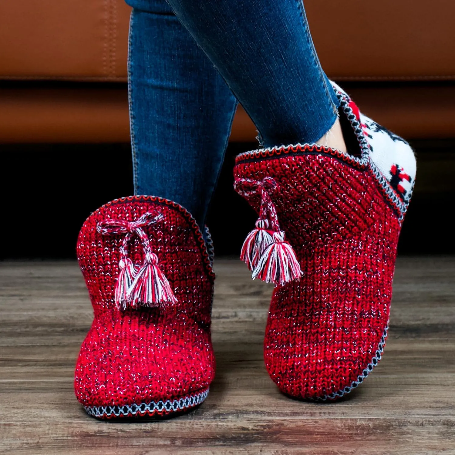 Cozylook Women's Bootie Slippers, Cozy House Shoes with Memory Foam, Plush Fleece Lining, Indoor/Outdoor Anti-Slip Sole