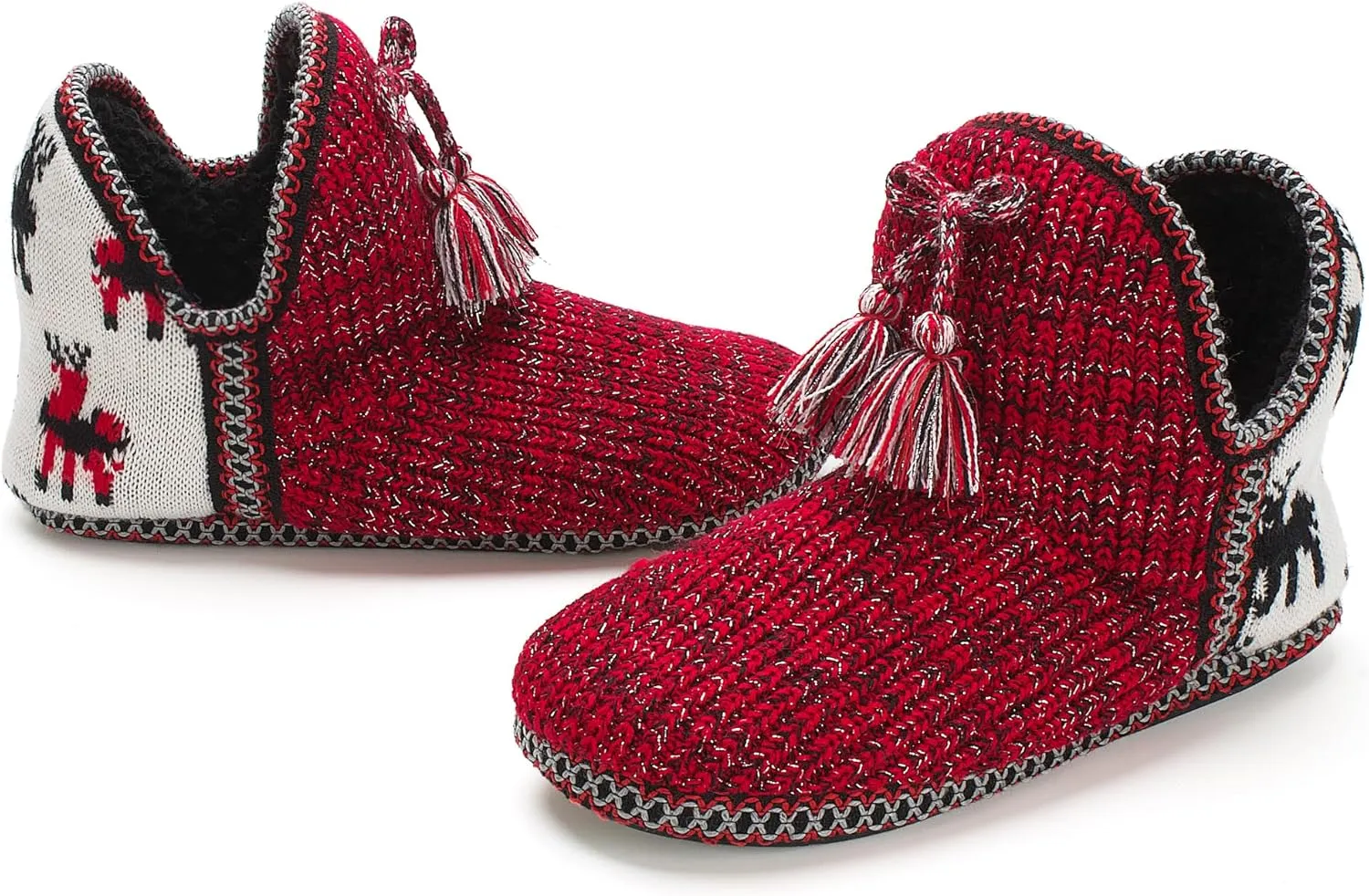 Cozylook Women's Bootie Slippers, Cozy House Shoes with Memory Foam, Plush Fleece Lining, Indoor/Outdoor Anti-Slip Sole