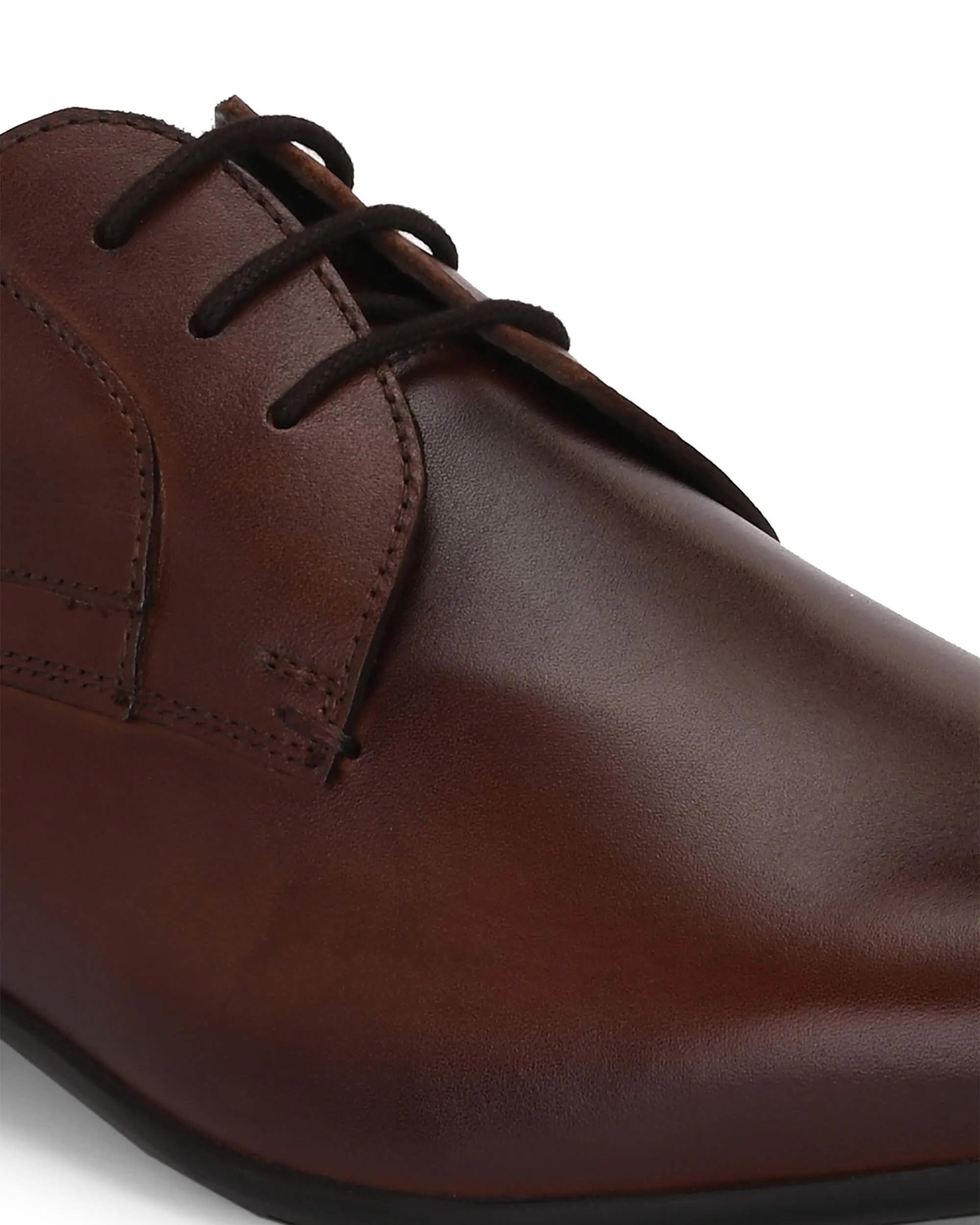 Cristin Dark Brown Lace Up